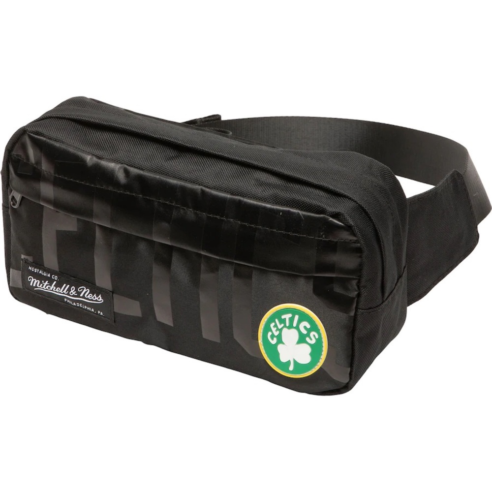 New Boston Celtics Mitchell & Ness Black Classics Fanny Pack sports - Picture 2 of 2